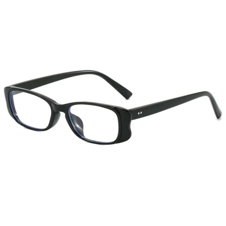 Roux Unisex Retro Rectangular Frame UV400 Sunglasses
