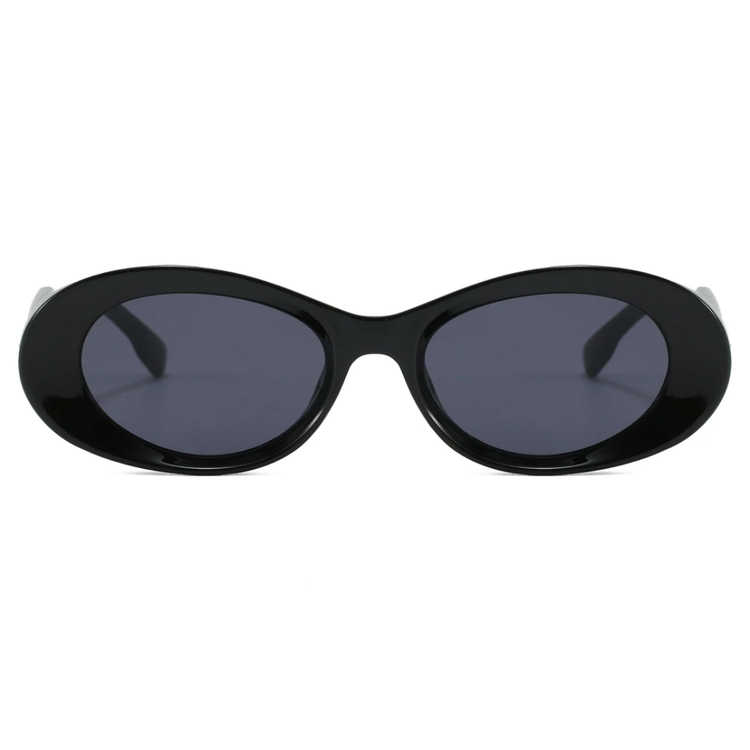 Rowan Unisex Oval Frame Retro UV400 SUnglasses