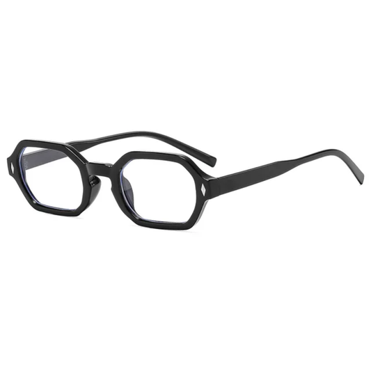 Icon Retro Rectangle Frame Unisex Anti-Blue Light Glasses