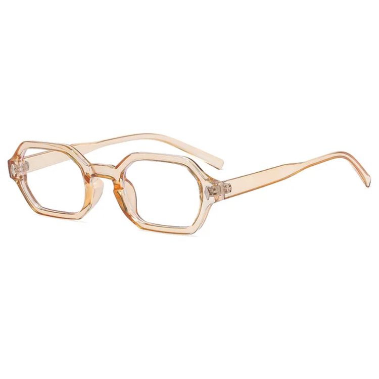 Icon Retro Rectangle Frame Unisex Anti-Blue Light Glasses