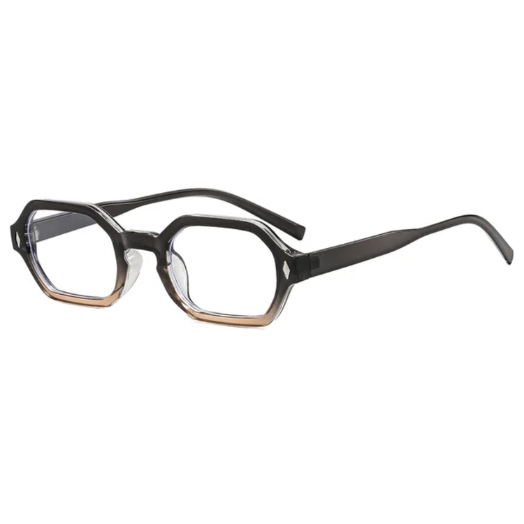 Icon Retro Rectangle Frame Unisex Anti-Blue Light Glasses