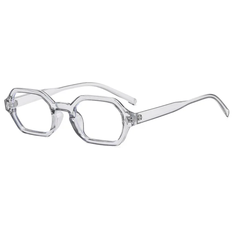 Icon Retro Rectangle Frame Unisex Anti-Blue Light Glasses