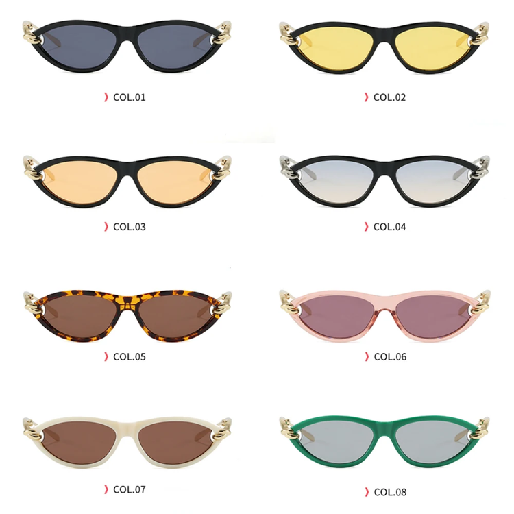 Lumen Retro Small Oval Frame Unisex UV400  Ssungalsses