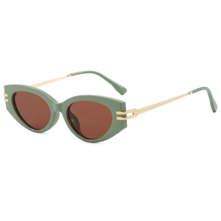 Luxor Women’s Retro Oval Frame UV400 Sunglasses
