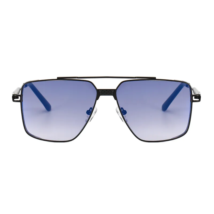 Dane Men's Metal Frame Gradient Lens UV400 Sunglasses