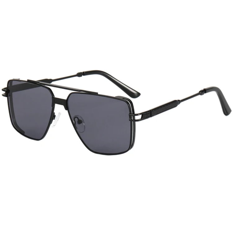 Dane Men's Metal Frame Gradient Lens UV400 Sunglasses