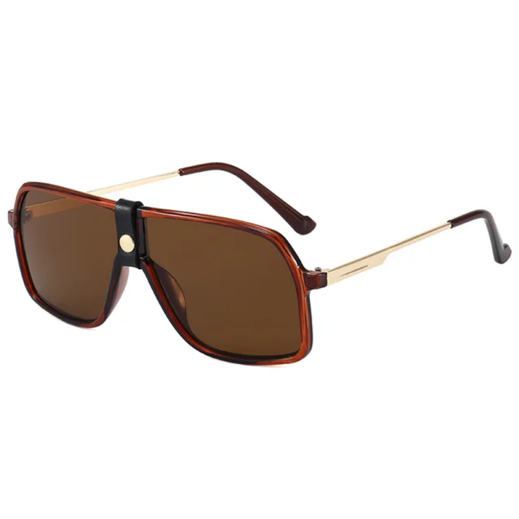 Amari Men's Shield Frame Gradient Lens UV400 Sunglasses