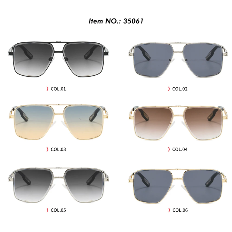 Dale Men's Pilot Frames UV400 Sunglasses