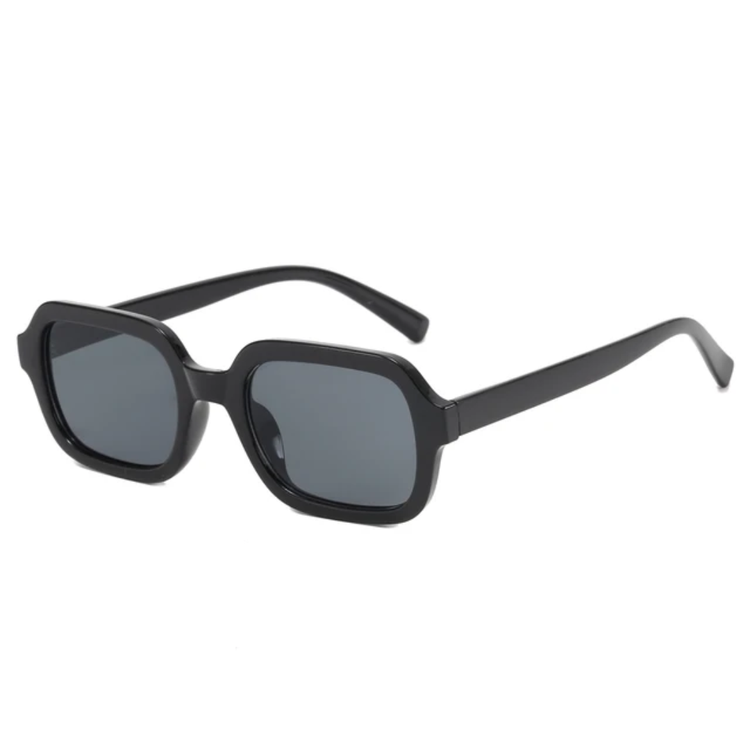 Thatcher Unisex UV400 Rectangle Frame Sunglasses