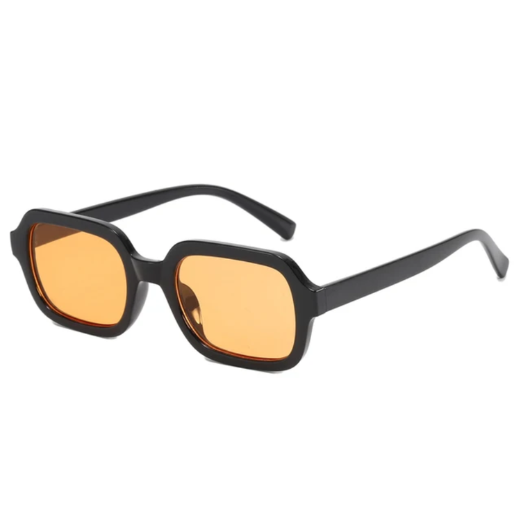 Thatcher Unisex UV400 Rectangle Frame Sunglasses