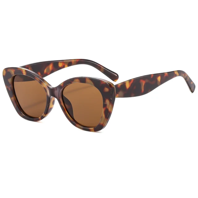 Veda Oversized UV400 Women's Square Cat Eye  Sunglasses