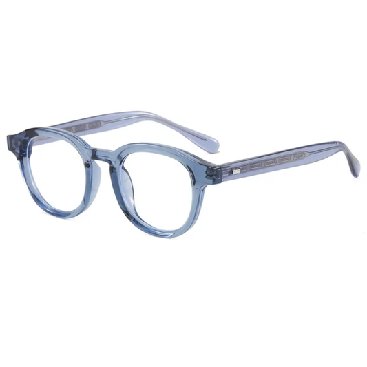 Onxy Retro Round Men'Anti Blue lIght Glasses