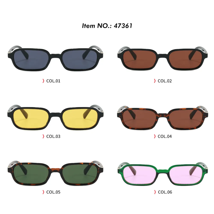Eon Rectangular Frame Unisex UV400 Sunglasses