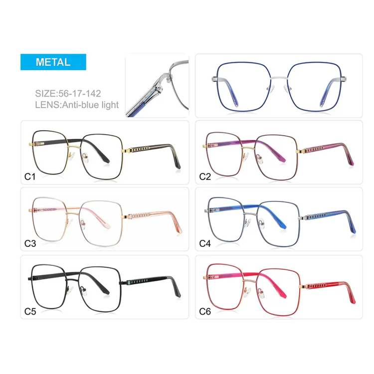 Koa Unisex Square Frame Anti  Blue Light Blocking Eyeglasses