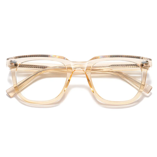 Womens Square Frame Anti Blue Light Eyeglasses