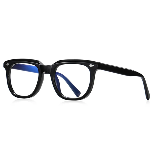 Womens Square Frame Anti Blue Light Eyeglasses