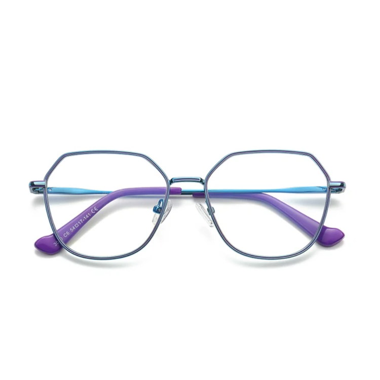 Women's Polygon Anti Blue Light Blocking Glasses