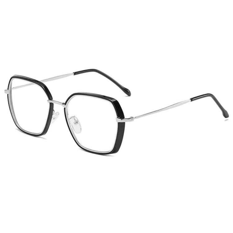 Zelda Womens Square Frame Anti Blue Light Blocking Glasses