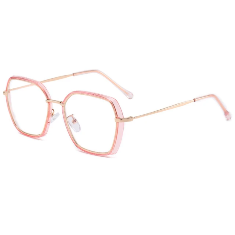 Zelda Womens Square Frame Anti Blue Light Blocking Glasses