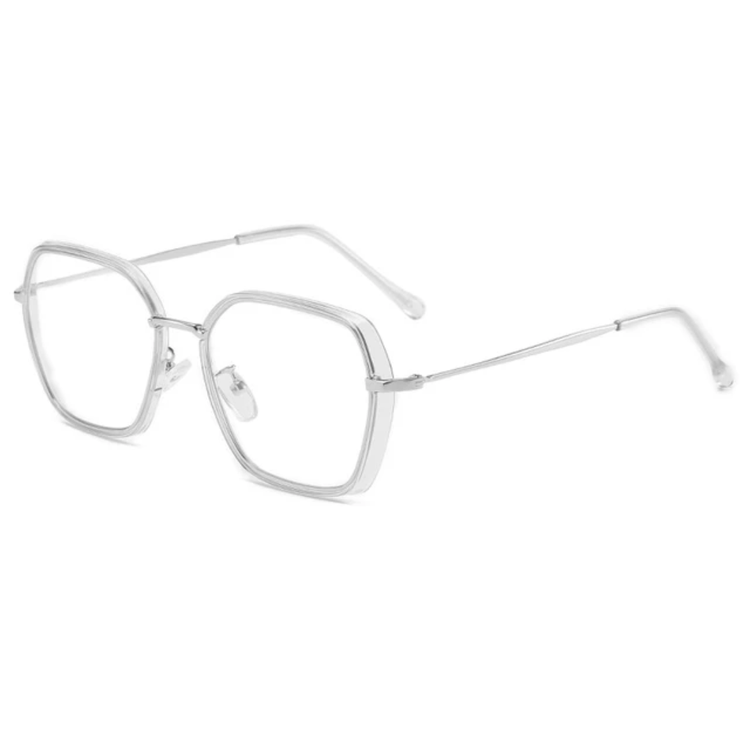 Zelda Womens Square Frame Anti Blue Light Blocking Glasses