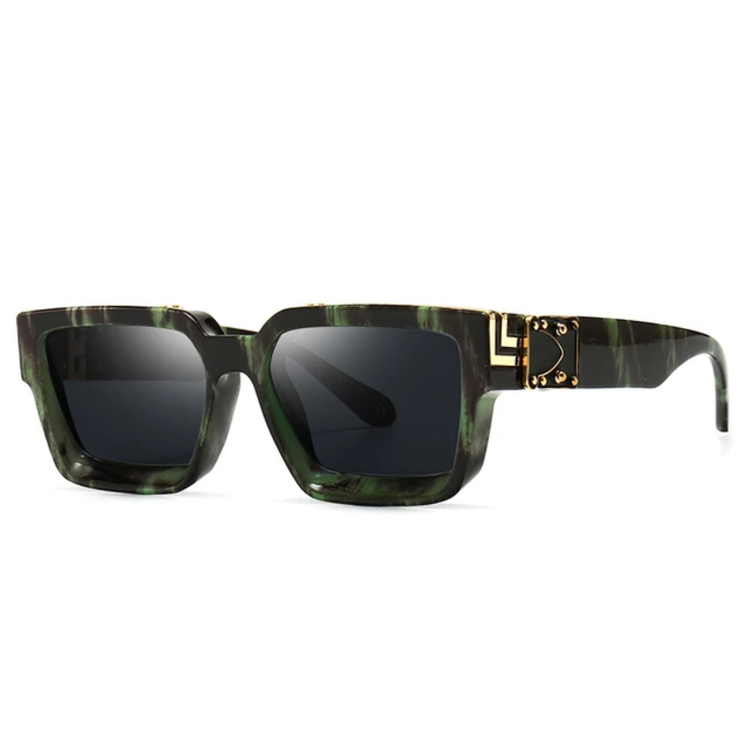 Billie Retro Unisex Square Frame UV400 Sunglasses