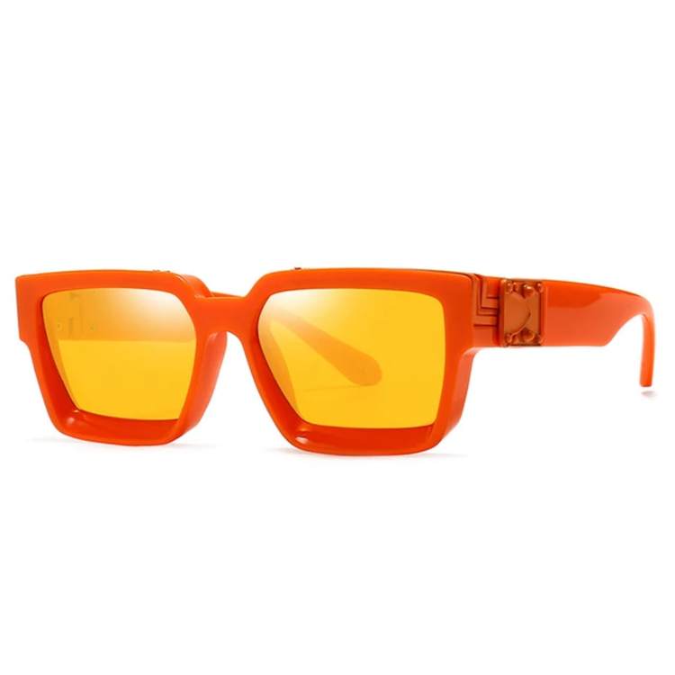 Billie Retro Unisex Square Frame UV400 Sunglasses