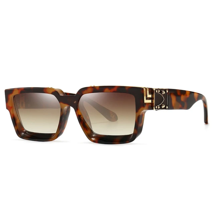 Billie Retro Unisex Square Frame UV400 Sunglasses