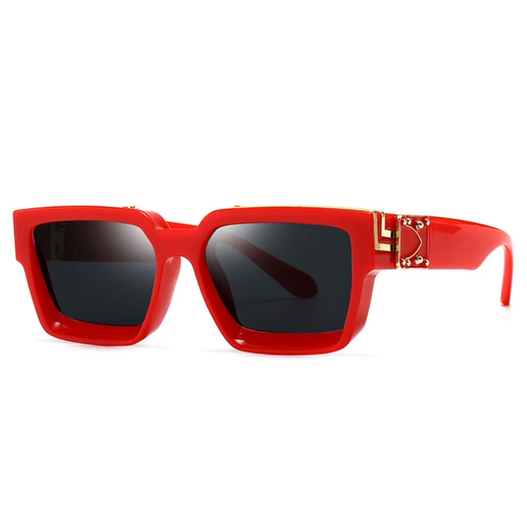 Billie Retro Unisex Square Frame UV400 Sunglasses