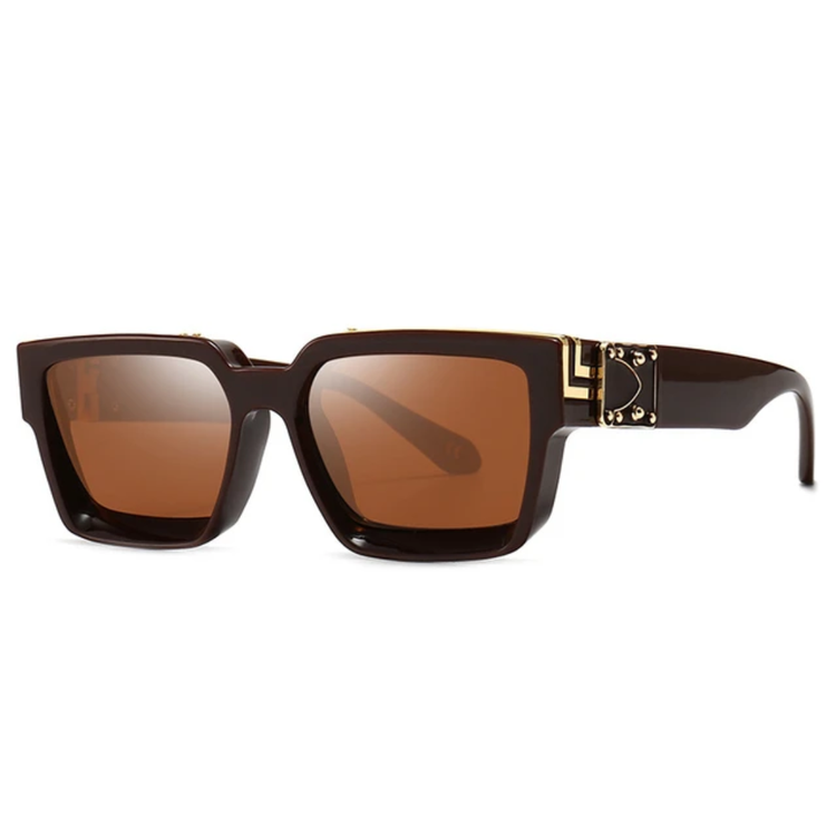 Billie Retro Unisex Square Frame UV400 Sunglasses