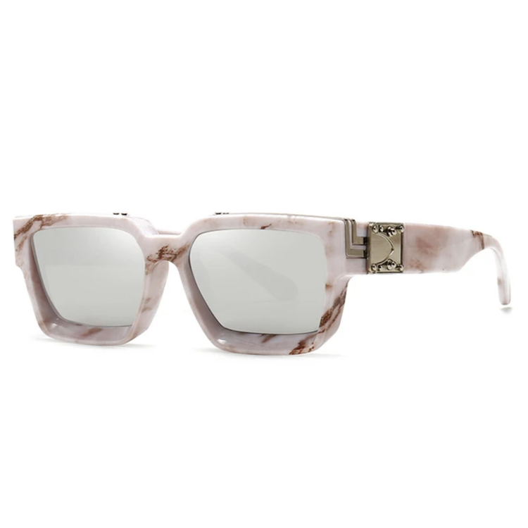 Billie Retro Unisex Square Frame UV400 Sunglasses
