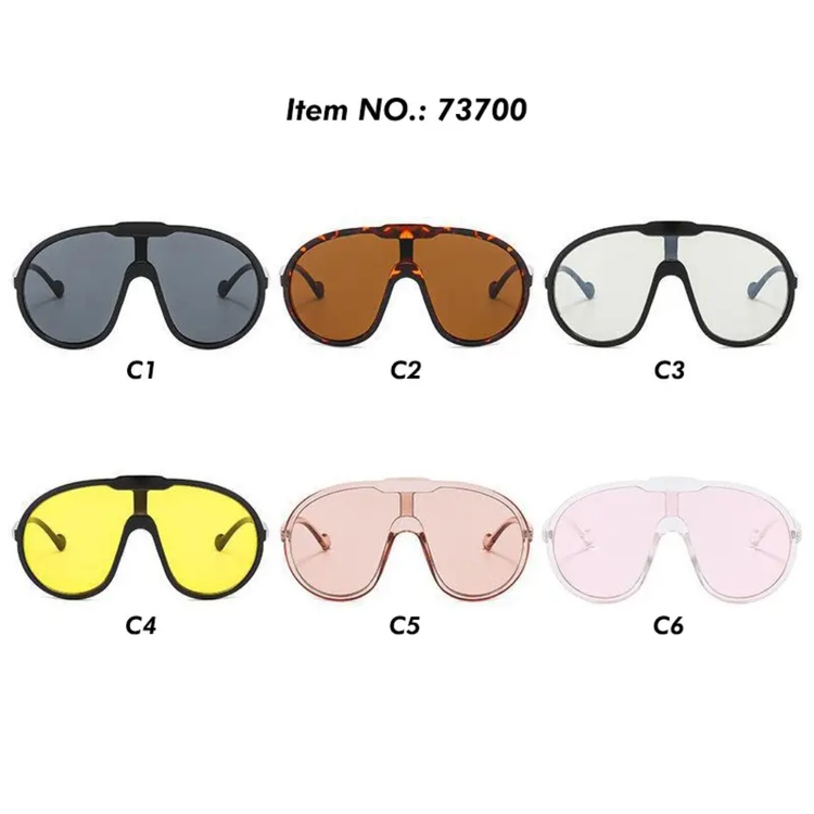 Mika Women's Oversized Pilot Frame UV400 Sunglasses