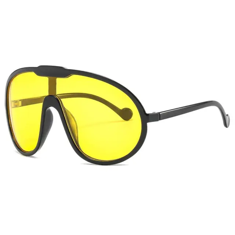 Mika Women's Oversized Pilot Frame UV400 Sunglasses