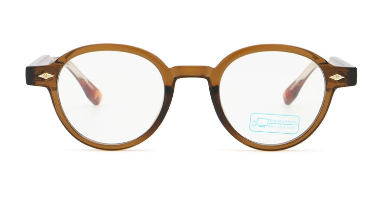 Pixel Unisex Round Frame Anti-Blue Light Blocking Glasses