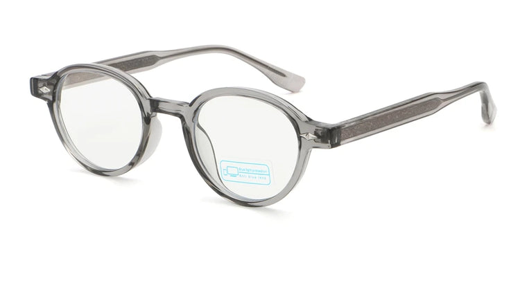 Pixel Unisex Round Frame Anti-Blue Light Blocking Glasses