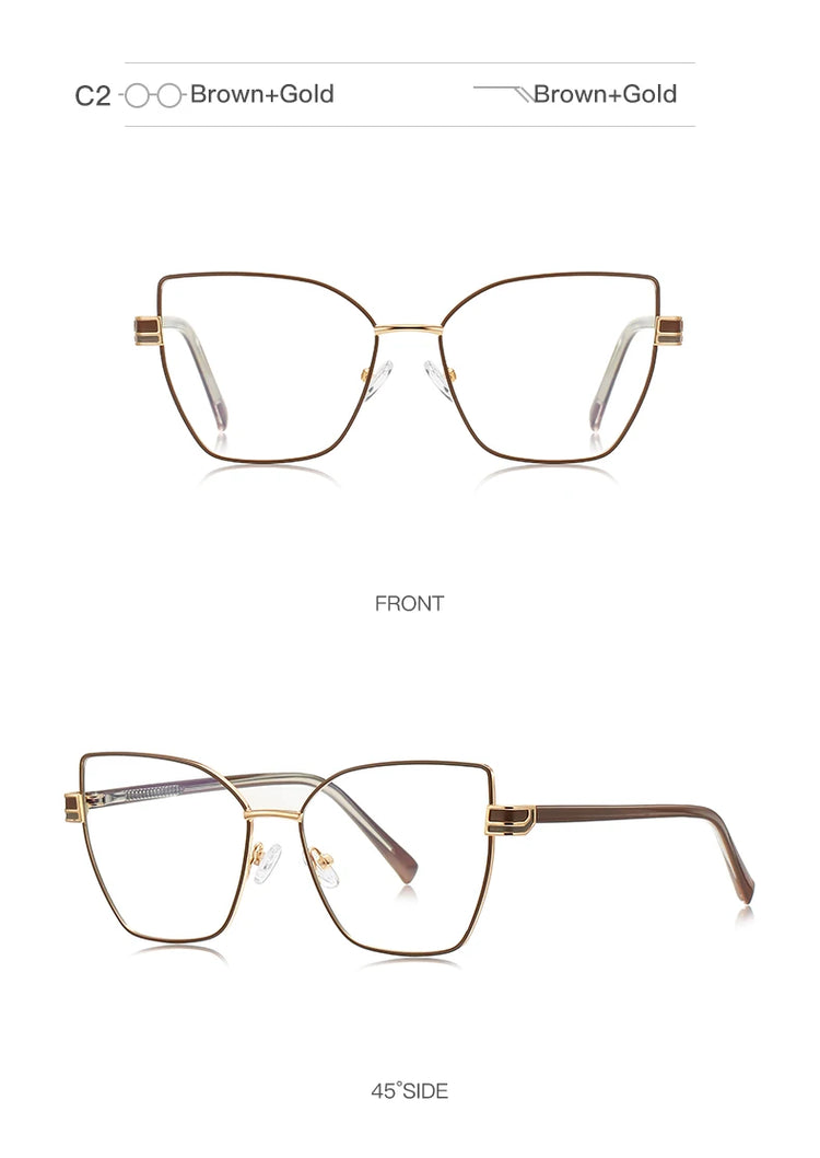 Zaya Women's Cat Eye Frame Anti Blue Light Glasses