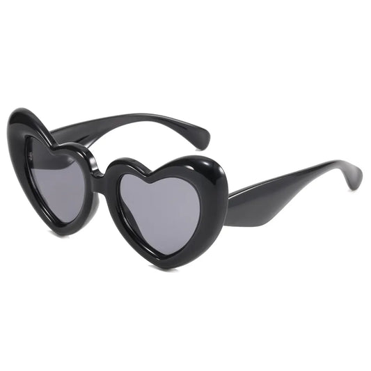 Amias Cat Eye Heart Shape UV400 Unisex Sunglasses