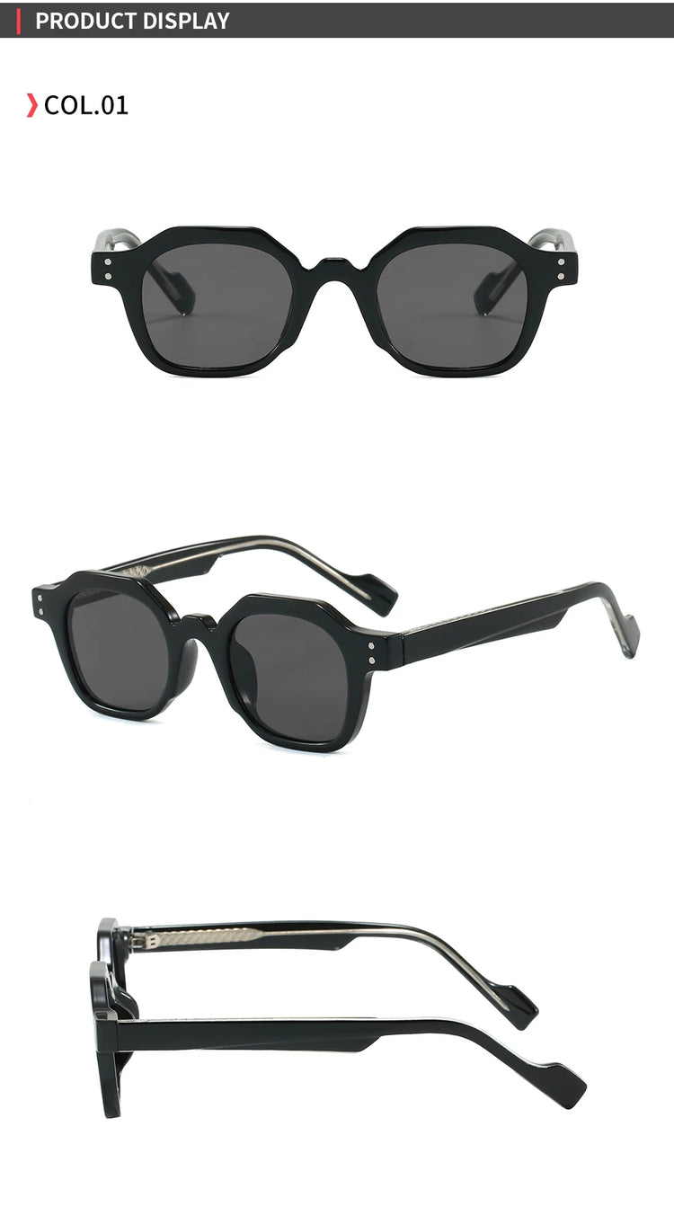 Impact Retro Square Frame Unisex UV400 Sunglasses