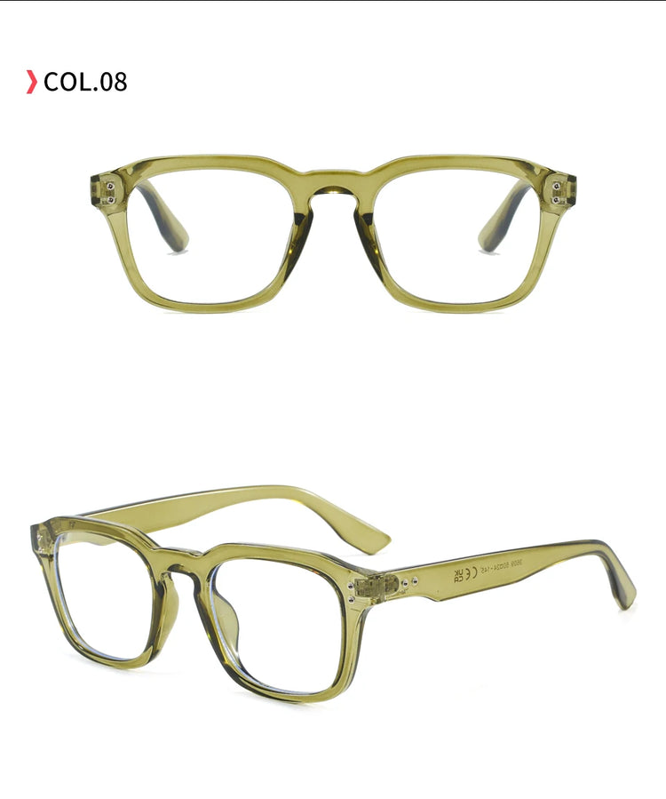 Prism Unisex Retro Square Frame Anti-Blue Light Glasses