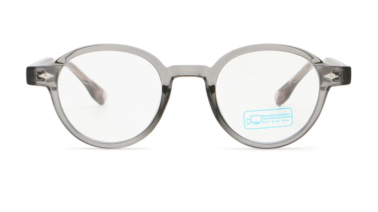 Pixel Unisex Round Frame Anti-Blue Light Blocking Glasses
