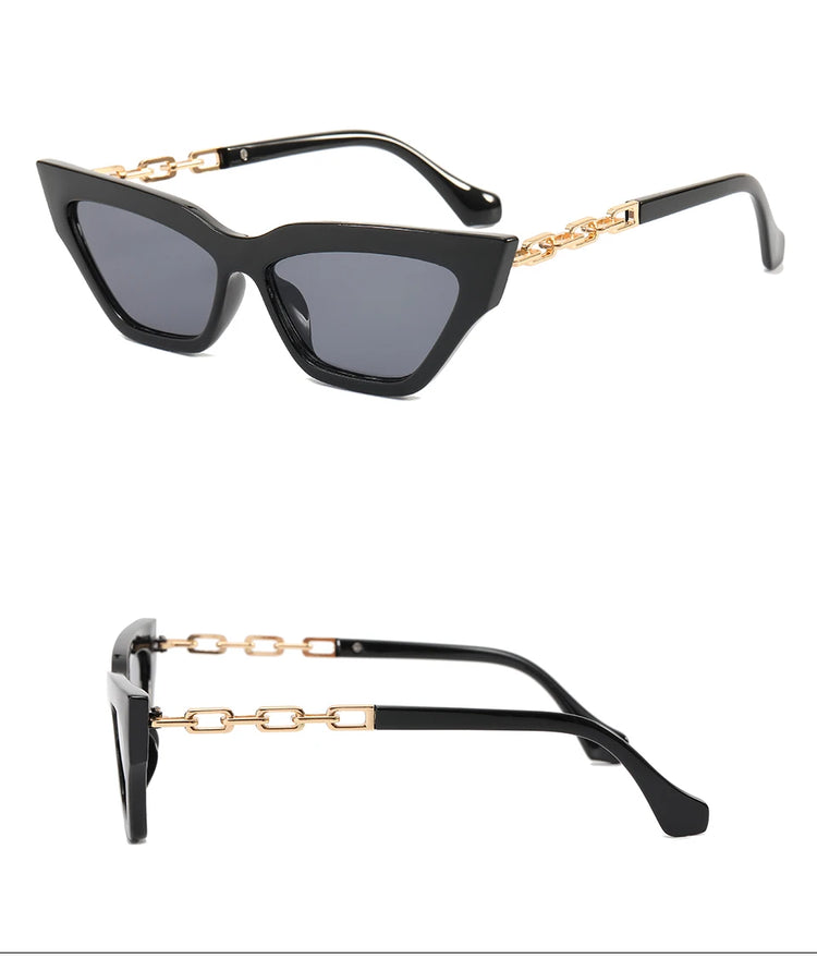 Willow Small Frame Women's Vintage Cat-Eye UV400 Sunglasses