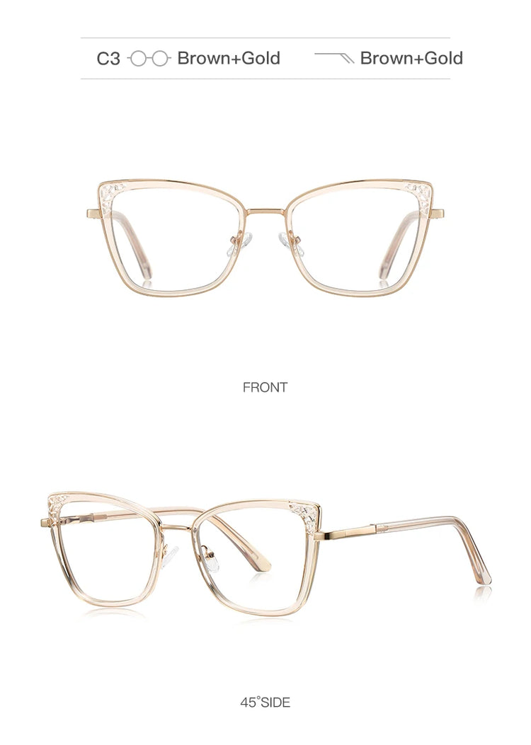 Esme Women's Cat-Eye Anti-Blue Light Glasses