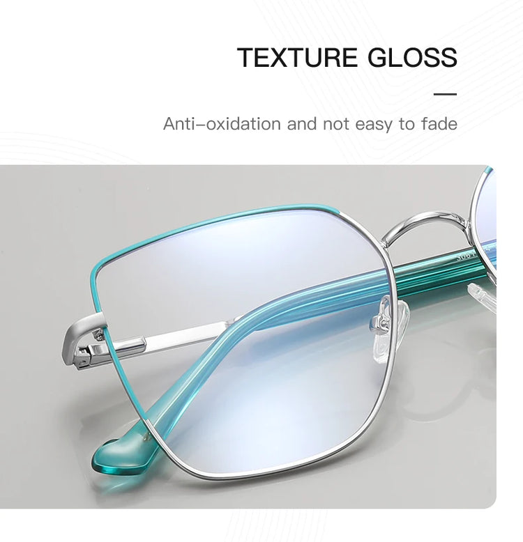 Dahlia Women's Square Frame Anti-Blue Light Glasses