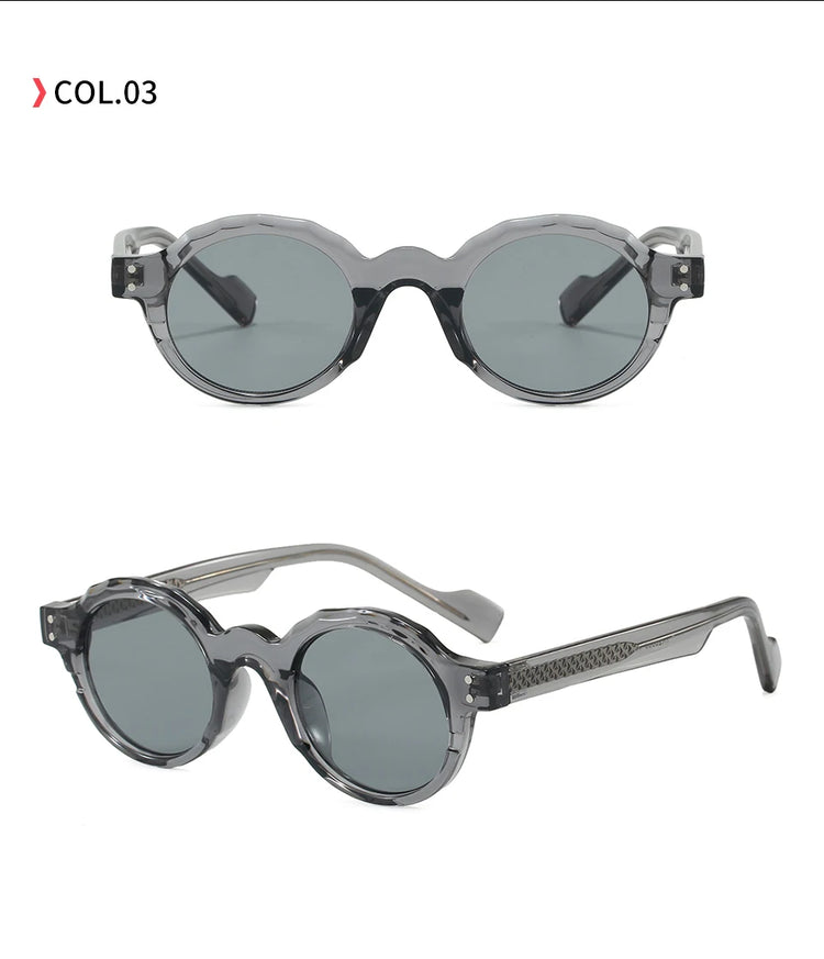 Hype Retro Round Frame Unisex UV400 Sunglasses