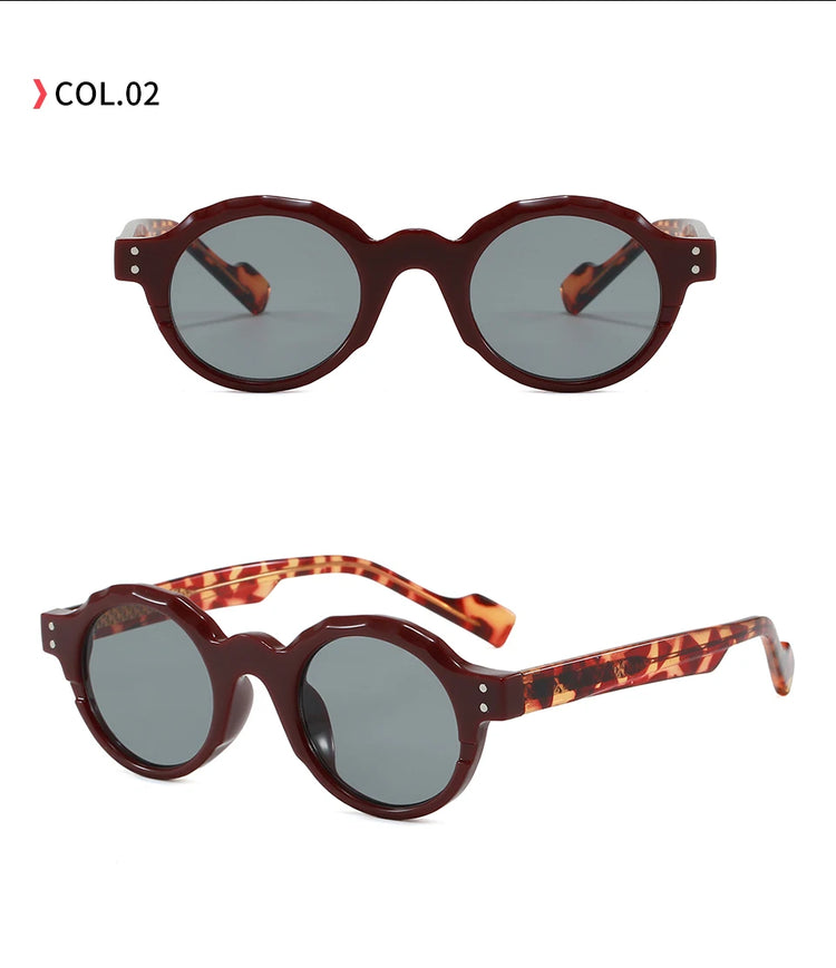 Hype Retro Round Frame Unisex UV400 Sunglasses