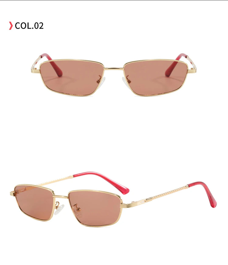 Drift  Metal Frame Unisex Small Rectangular UV400 Sunglasses