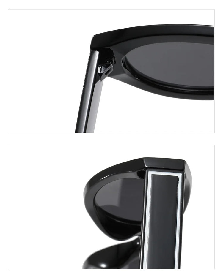 Kinesis Unisex Oval Cat Eye Retro UV400 Sunglasses