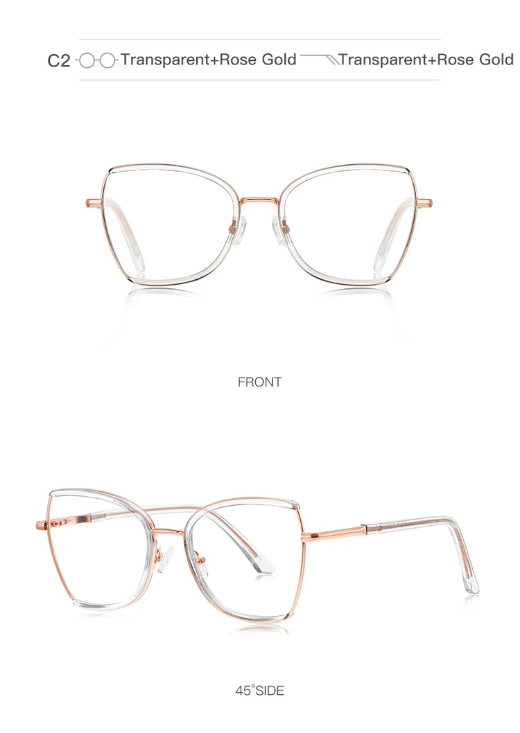 Solene Women's Cat Eye Blue Light Blocking Computer Glasses