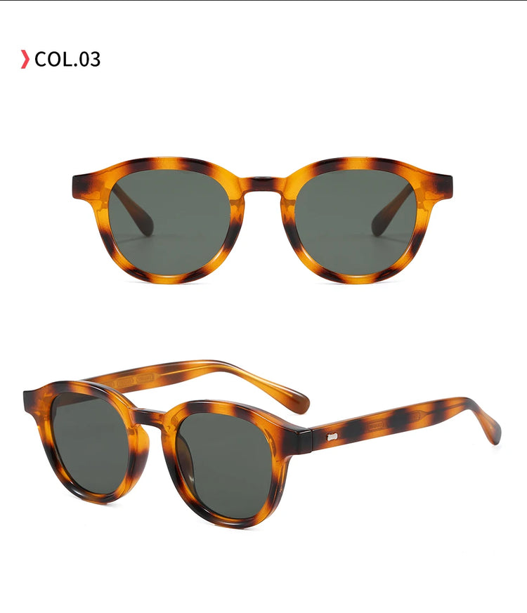 Aven Retro Round Men'sUV400 Sunglasses