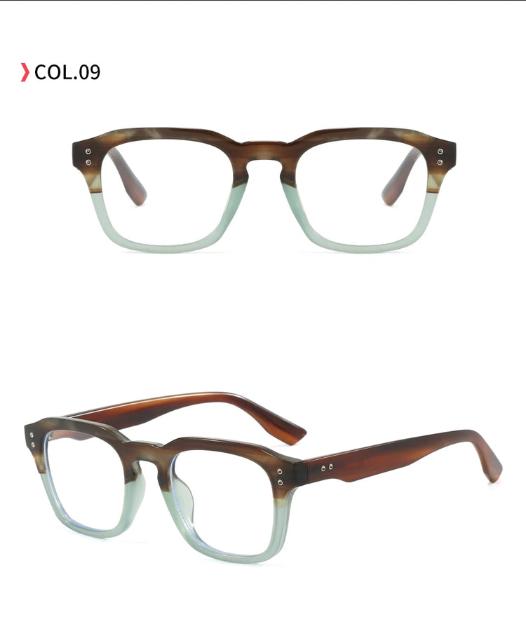 Prism Unisex Retro Square Frame Anti-Blue Light Glasses