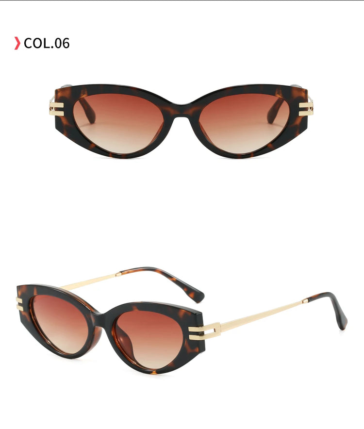 Luxor Women’s Retro Oval Frame UV400 Sunglasses